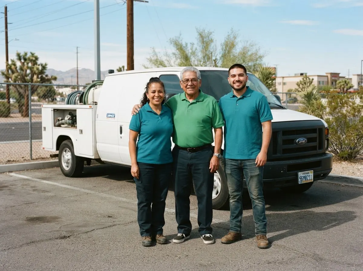The Pine Eagle Portable Toilets team, portable toilet rentals in Las Vegas, NV